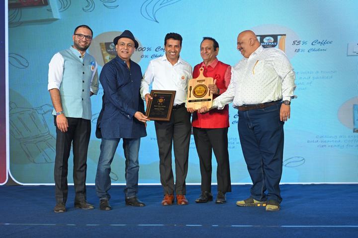 Best Coffee award presented to Mathas Coffee, BHA Food Awards 2025